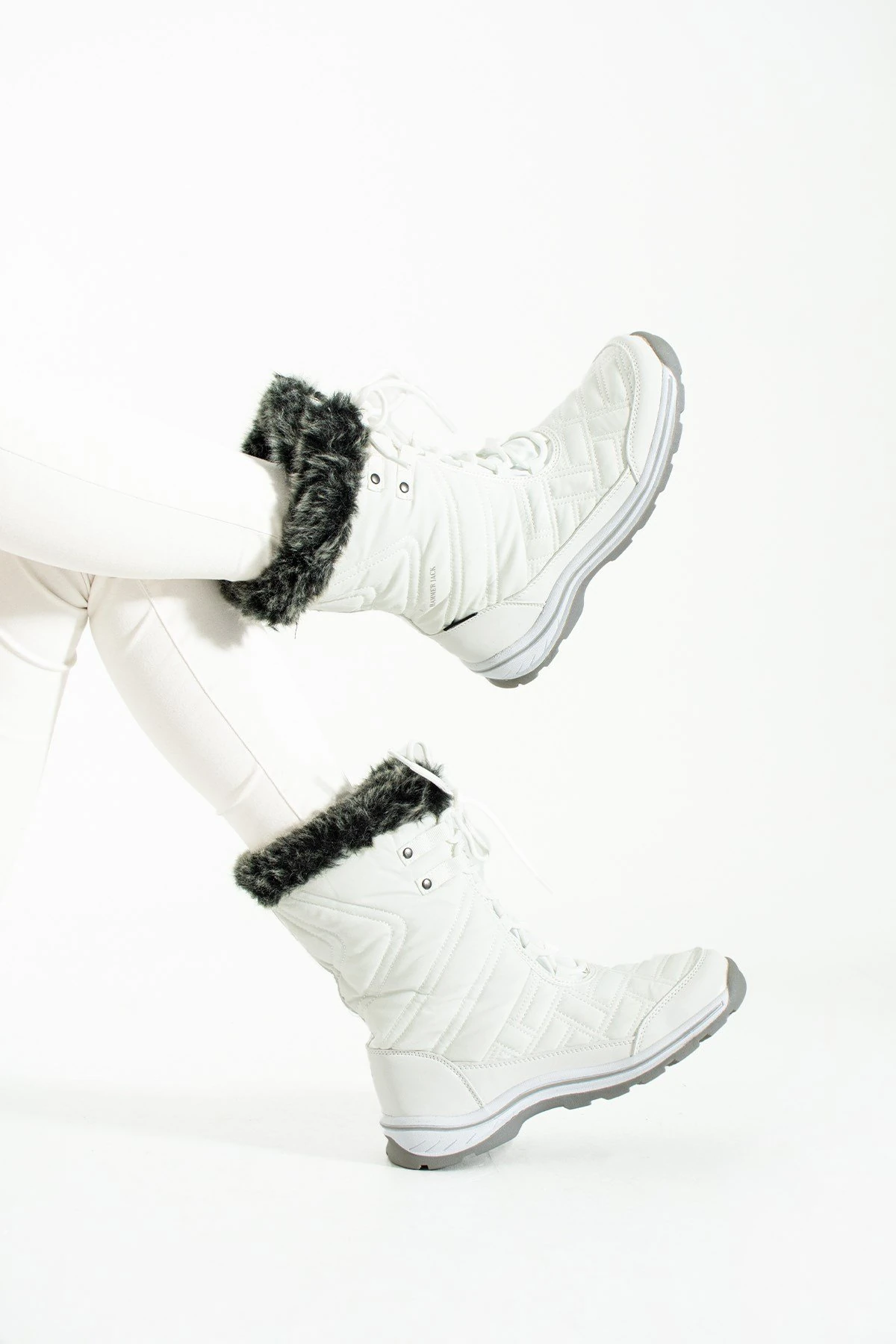 Hammer Jack Usoa Su Geçirmez Siyah Outdoor Kadın Bot 10120109-G-1010 mint