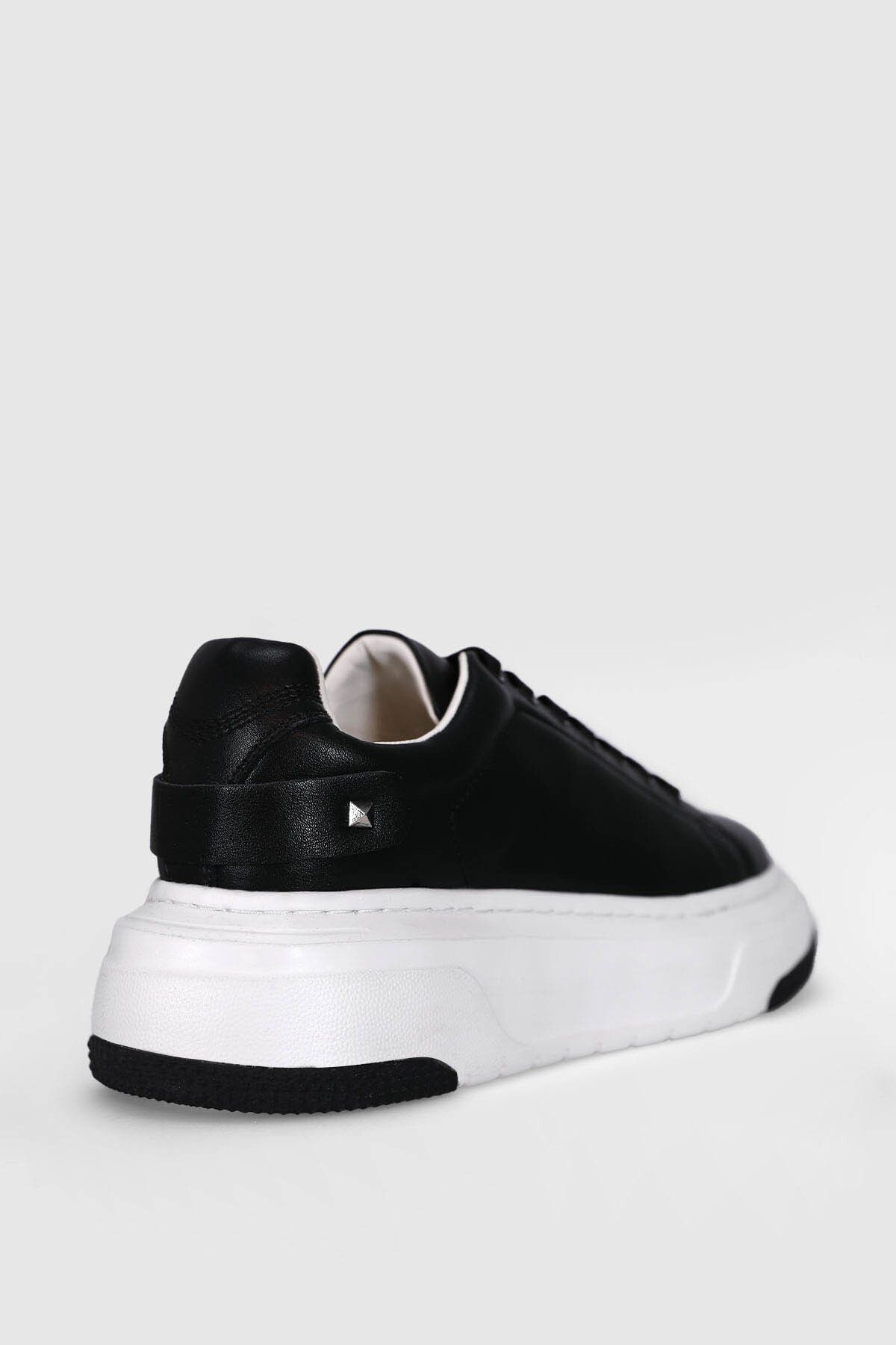121230017 Adel Unisex Sneaker Ayakkabı Beyaz Siyah