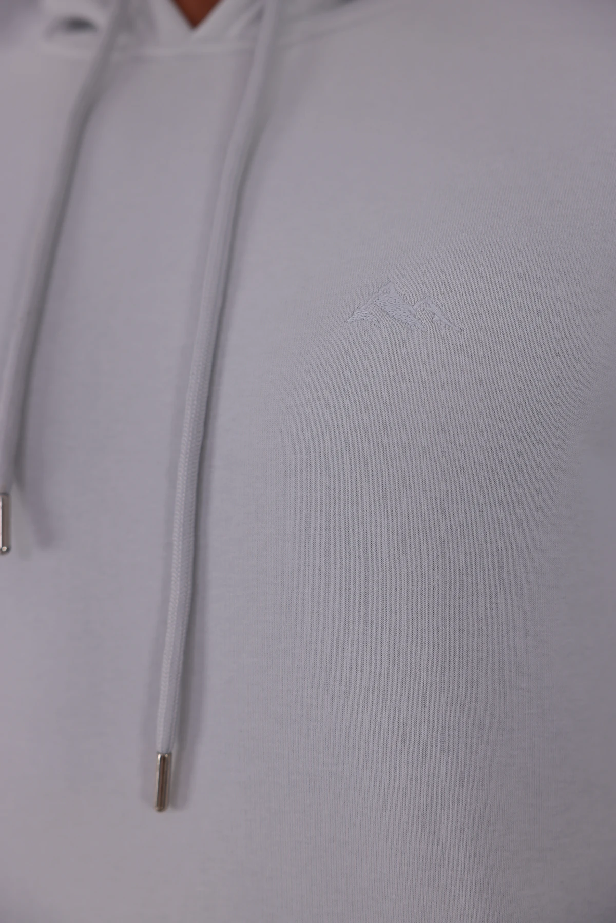 SIFIR4 3 İplik Şardonlu Kapüşonlu Sweatshirt Buz grisi buz gri