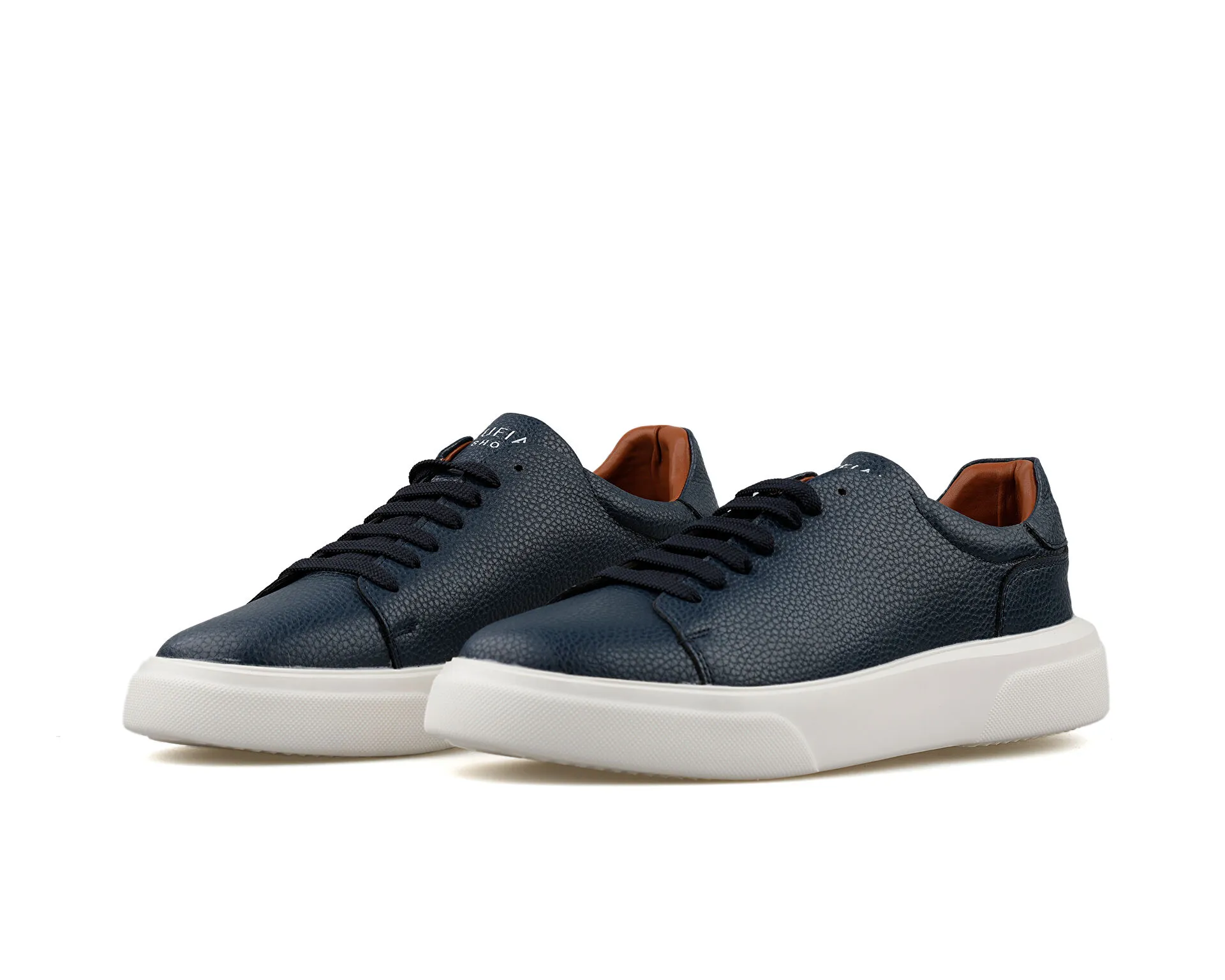 Lufian Tommy Erkek Deri Sneaker Ayakkabı  111230280 Lacivert