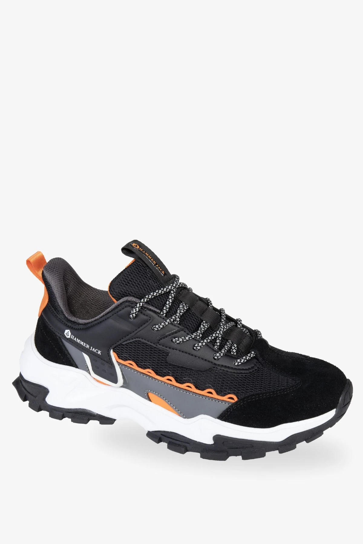 Lister Beyaz Erkek Spor Ayakkabı Siyah