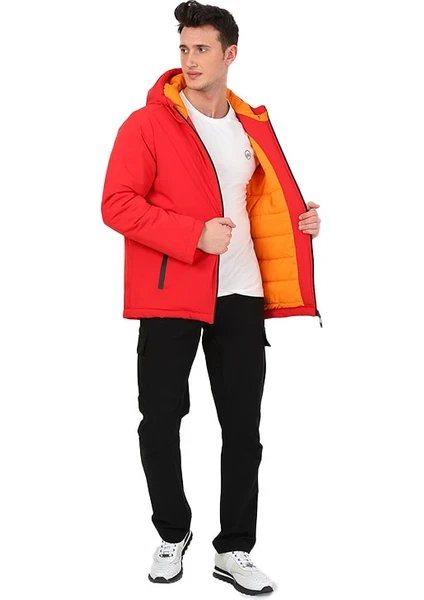 Exuma Winter Jacket 24210001 red kırmız
