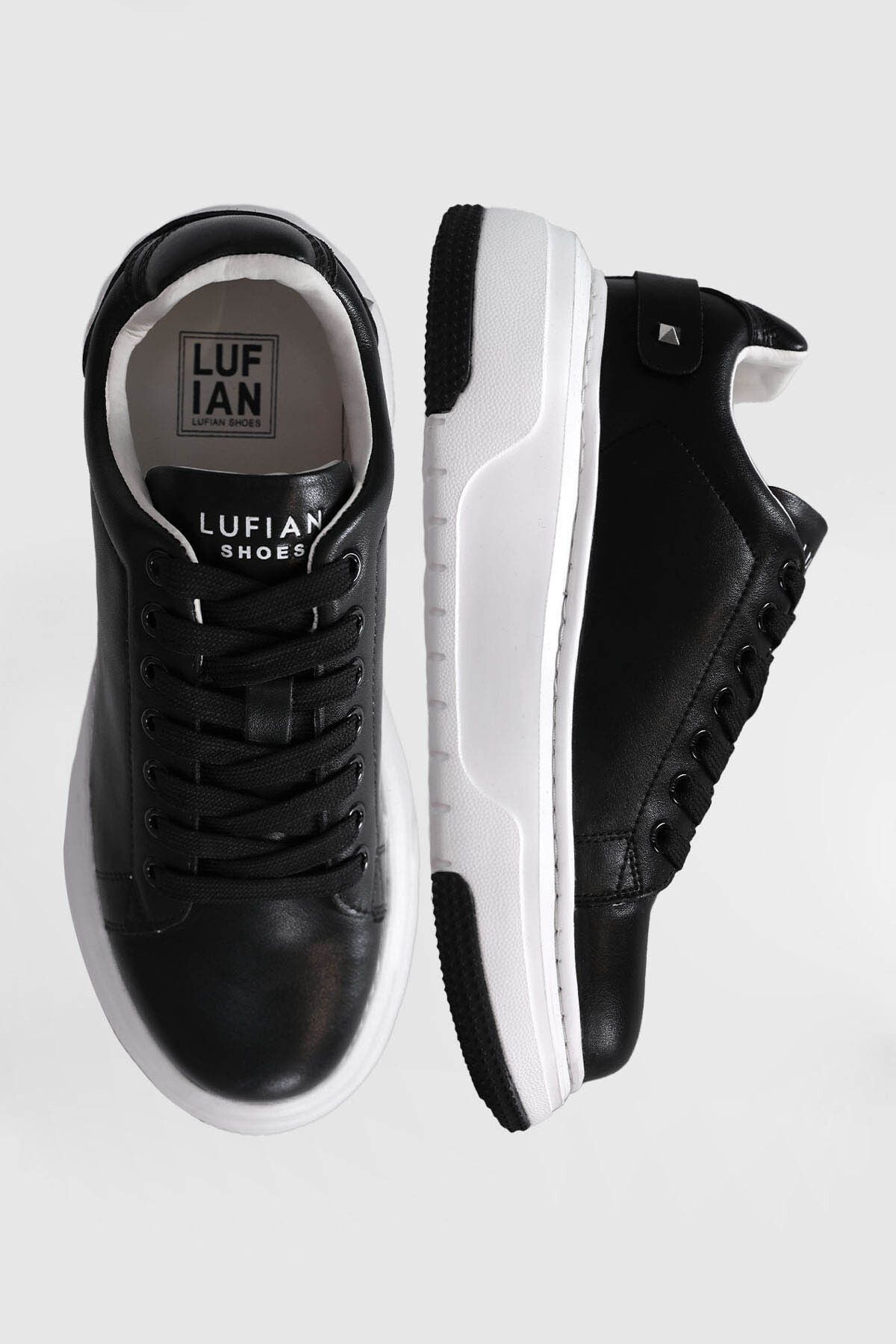 Lufian 121230017 Adel Unisex Sneaker Ayakkabı Beyaz Siyah