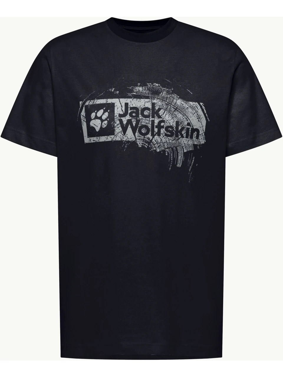 Jack Wolfskin Brand T Erkek Tshirt A64116TR Siyah