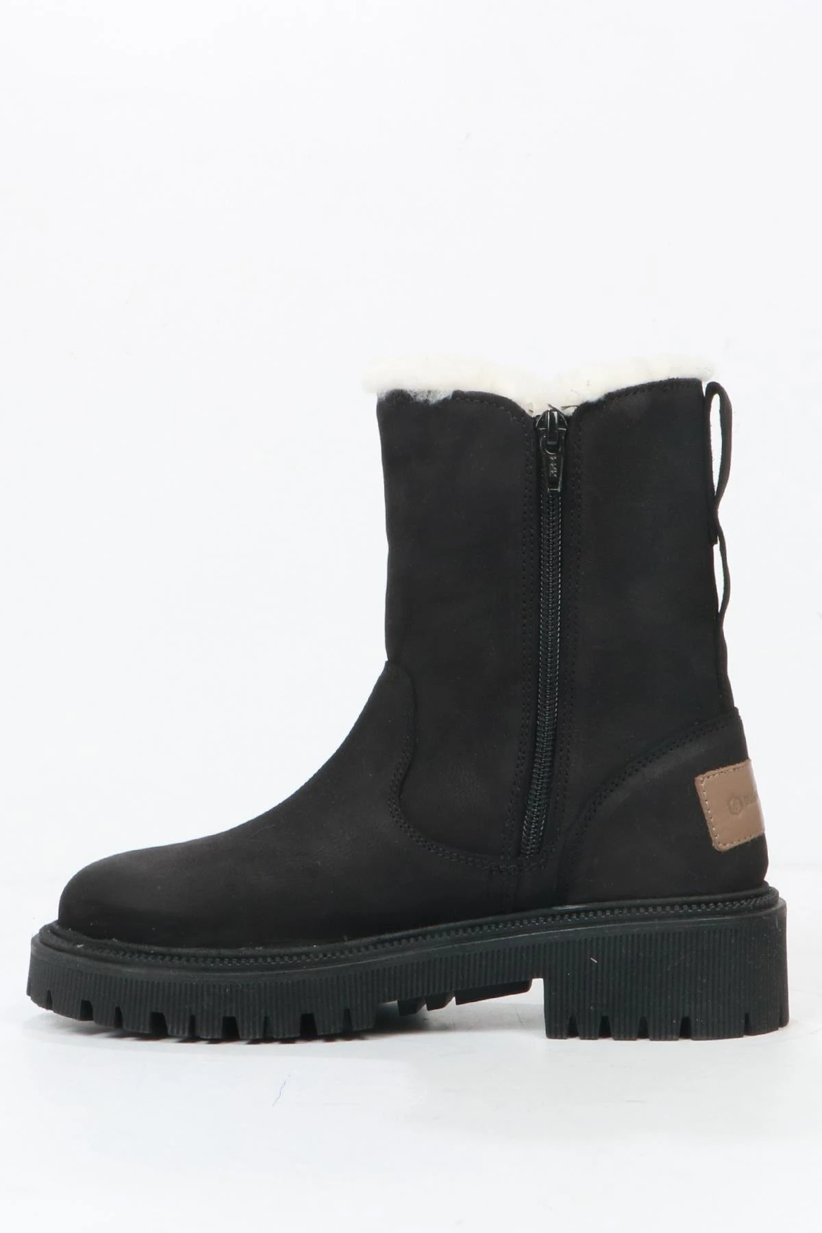 Hammer Jack Pilus Hakiki Deri Siyah Outdoor Kadın Bot 102 23875-Z Siyah