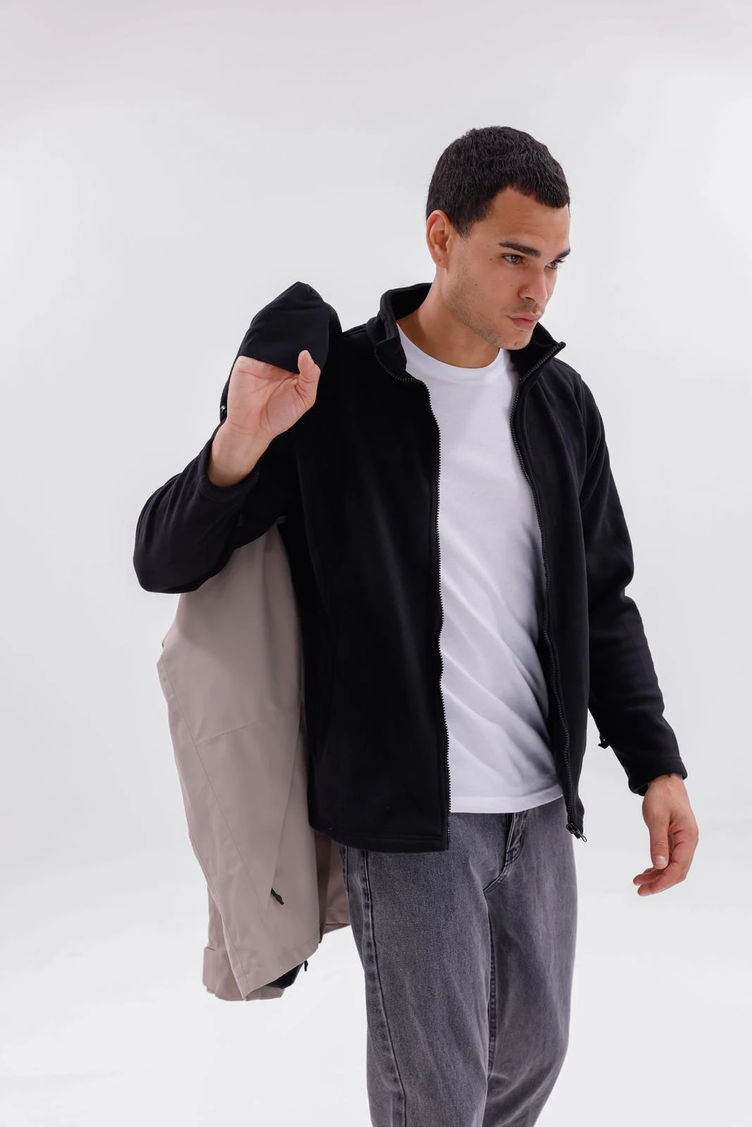 S4 TriCore 3N1 KIŞLIK SU GEÇİRMEZ POLARLI MONT siyah bej