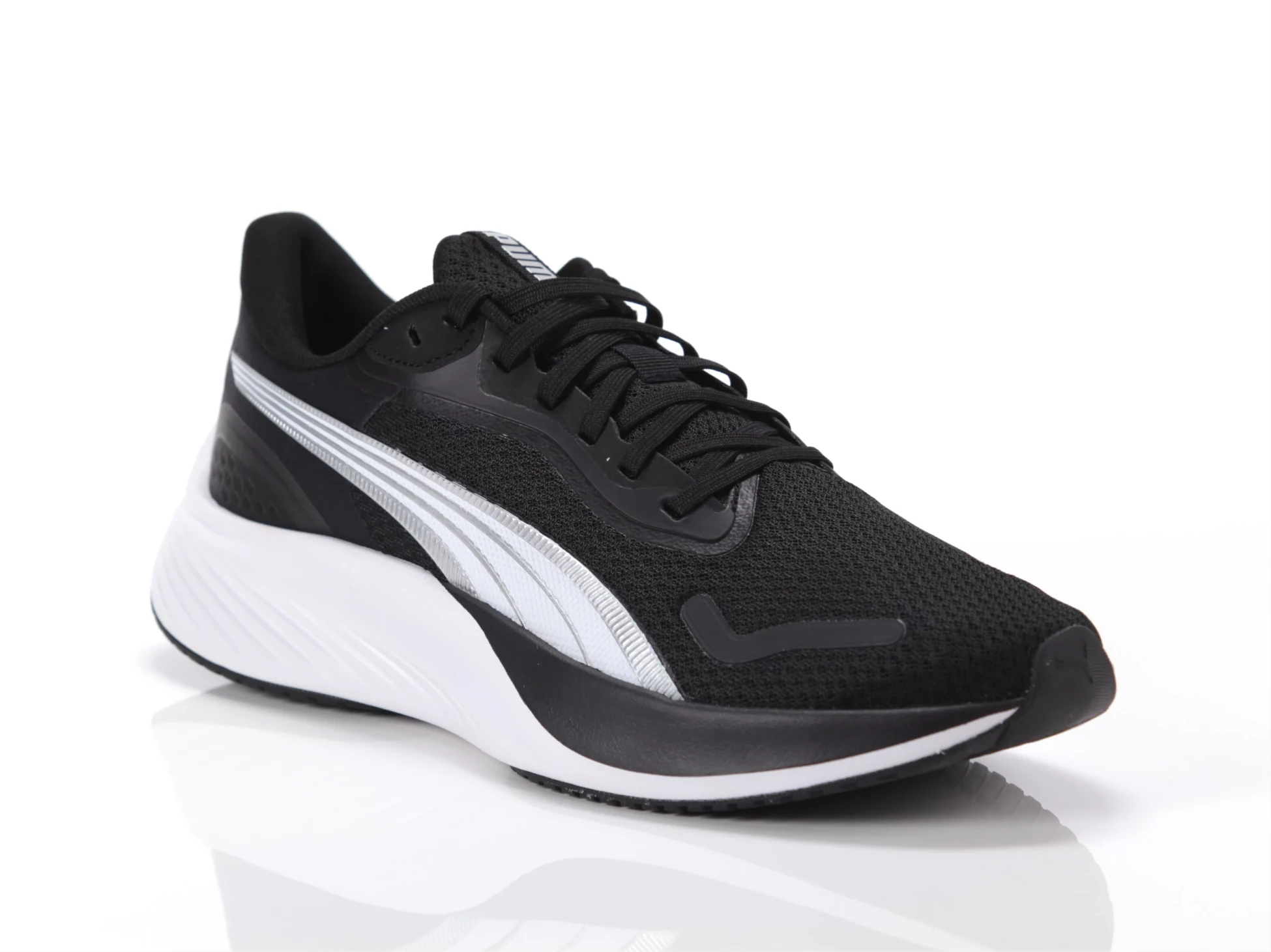 Puma  Pounce Lite Siyah-Beyaz Erkek Günlük Sneakers 310778-01 Siyah