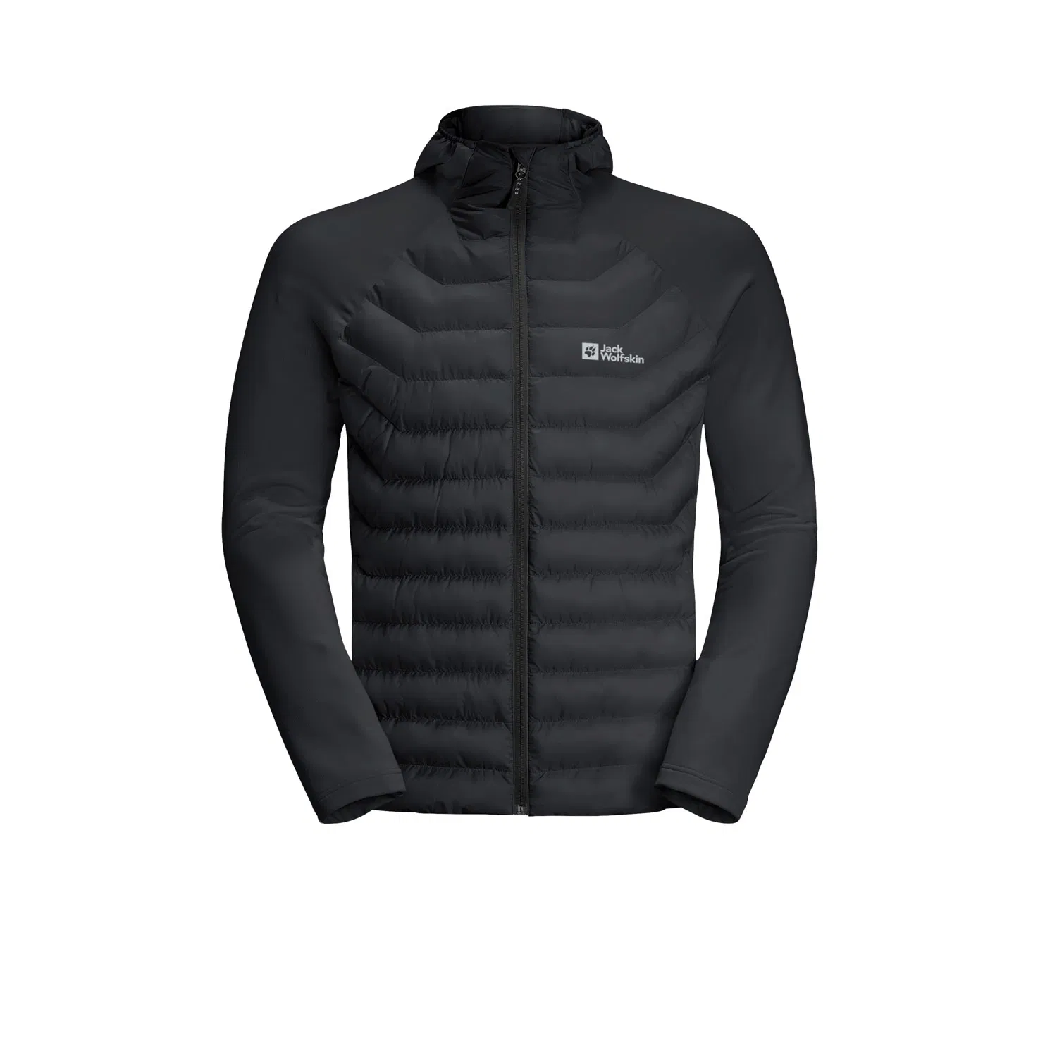 Jack Wolfskin Routeburn Pro Hybrid Erkek Siyah Outdoor Ceketi - Siyah Siyah