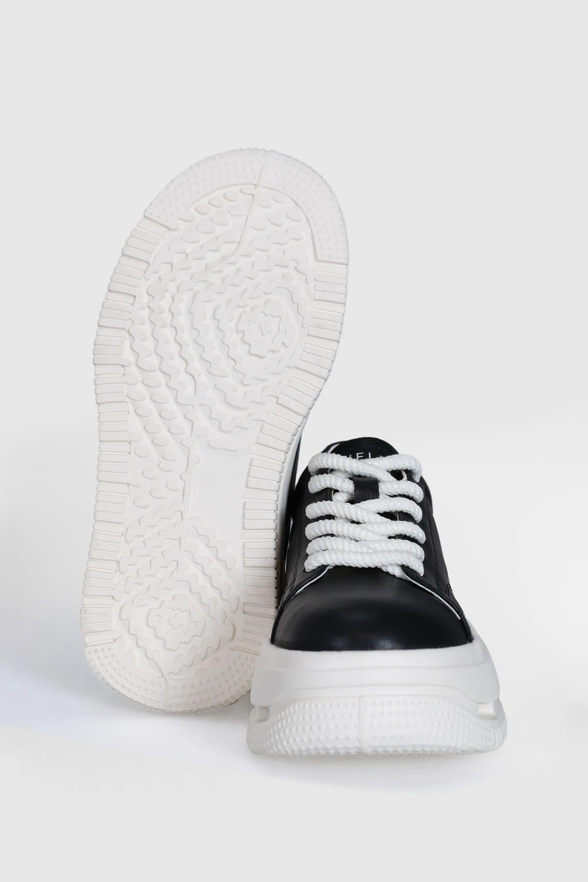 LUFİAN Agatha Kadın Sneaker Ayakkabı Beyaz Siyah