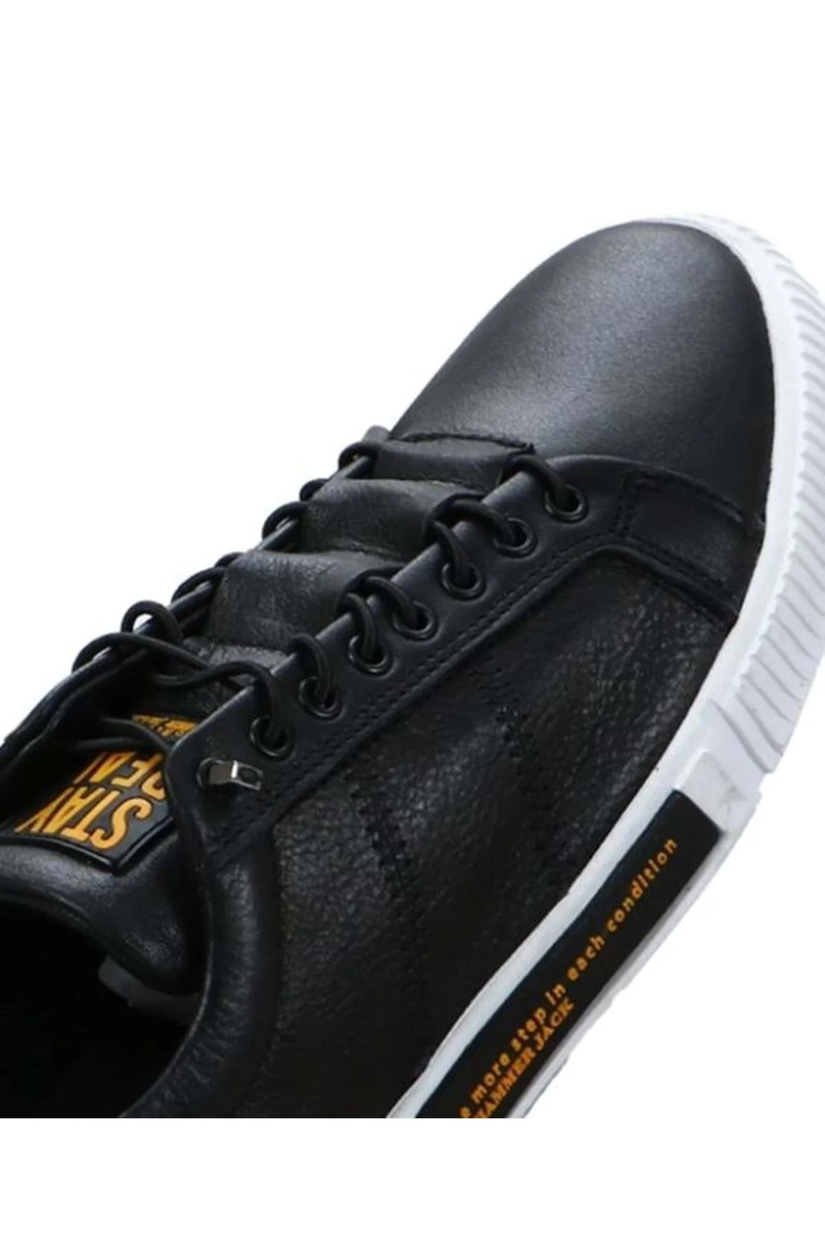 Hammerjack 102 20250-m Basel M Erkek Casual Ayakkabı Siyah-sarı Siyah