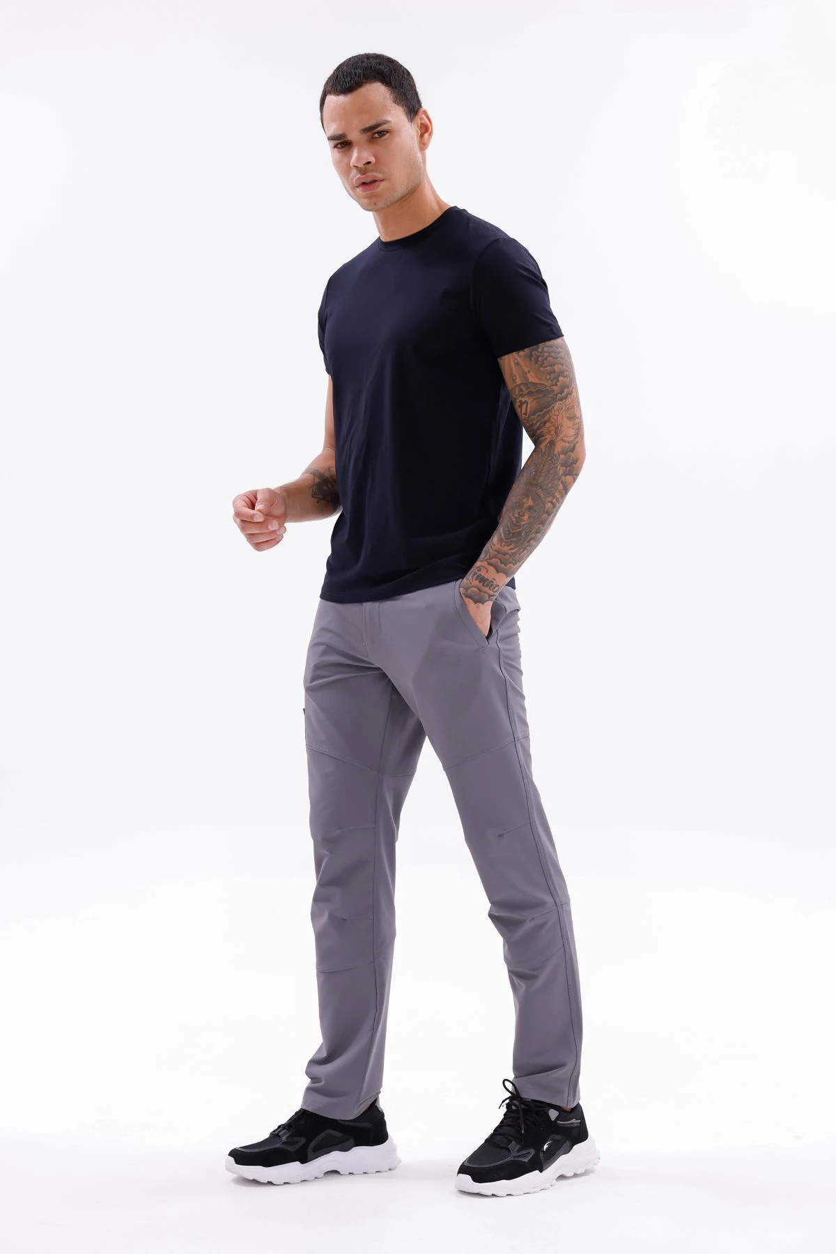 Olimpus Taktikal outdoor pantolon gri Gri̇