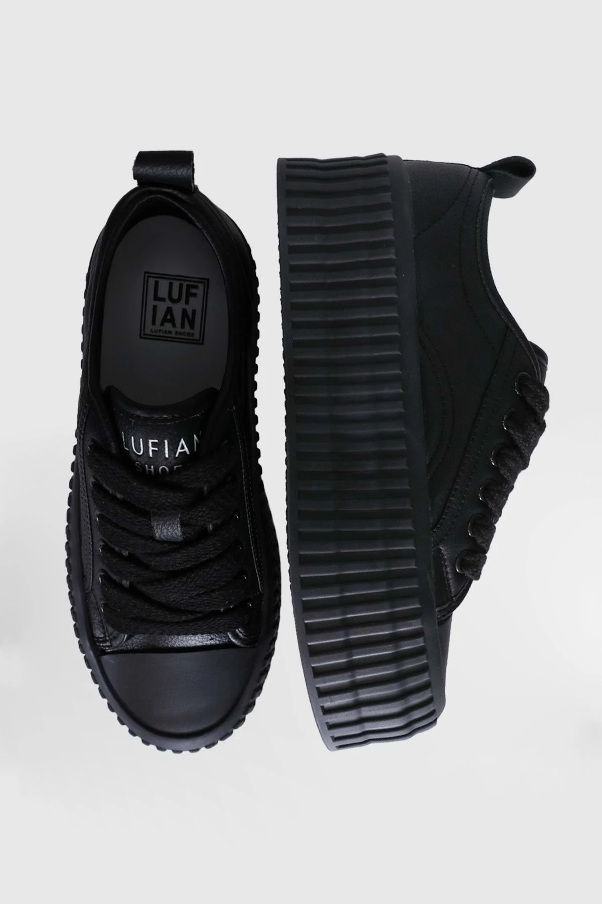lufian 121230013 Diana Unisex Sneaker Ayakkabı Siyah Siyah